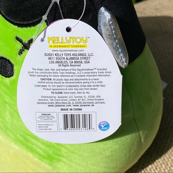 Squishmallow LEN Frankenstein Bear 8” NWT - Picture 7 of 7